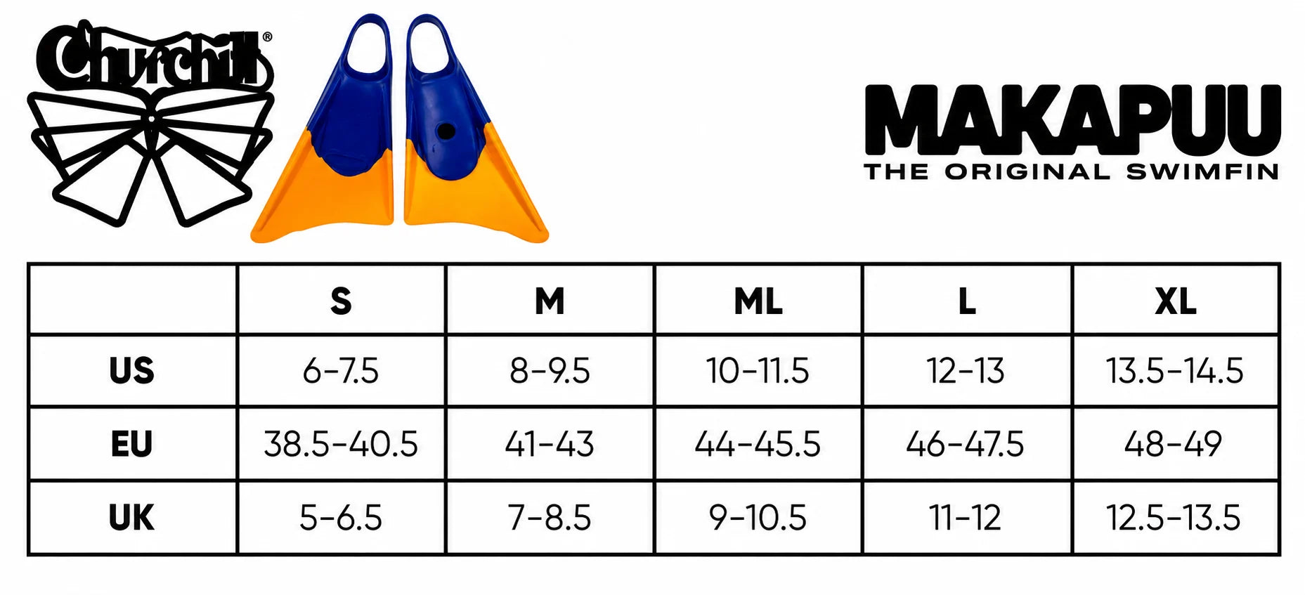 Makapuu Swimfins - Palmes De Bodyboard