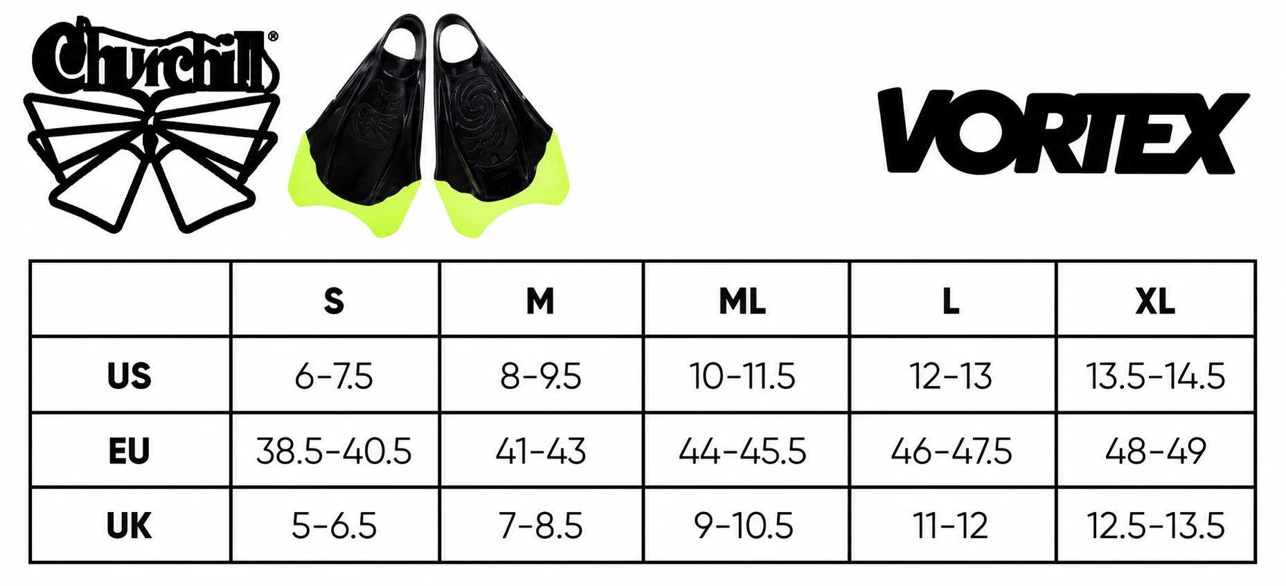Vortex Swimfins - Palmes De Bodyboard