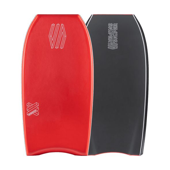 Sniper Bodyboards SHENRON PE FLEX Red / Dark Grey - Improve Series Bodyboard