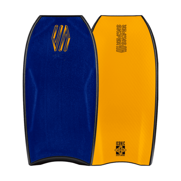Sniper Bodyboards ICONIC PP QAD Pro Series Amaury LAVERHNE Dark Blue Tangerine
