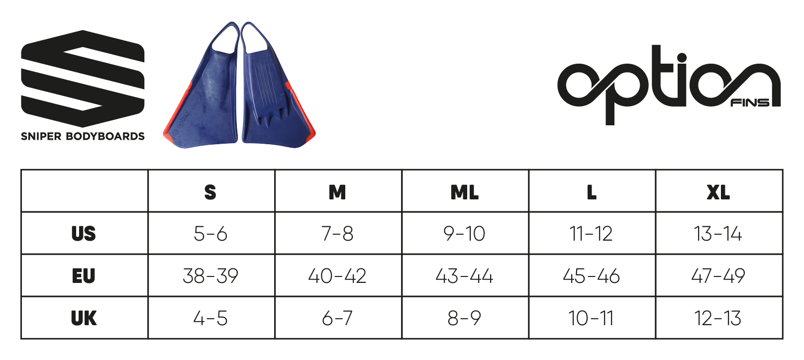 Option 2 - Palmes Bodyboard