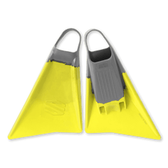 SNIPER BODYBOARDS MENACE SWIMFINS YELLOW GREY