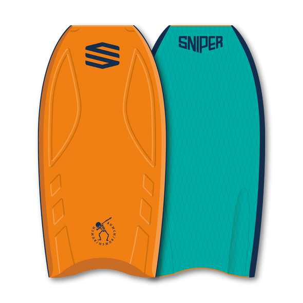 SNIPER BODYBOARDS BUNCH IMPROVE SERIES ORANGE TEAL