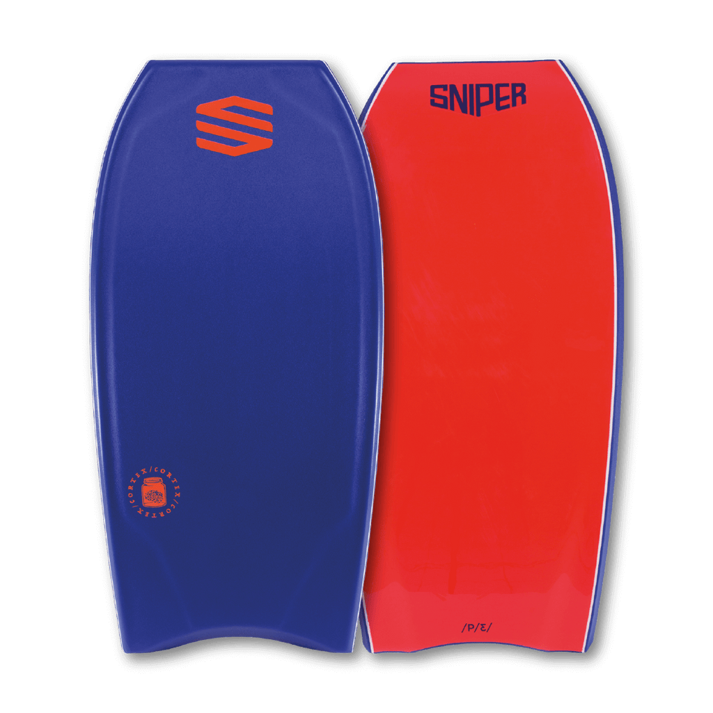 SNIPER BODYBOARDS CORTEX IMPROVE SERIES DARK BLUE FLURO RED