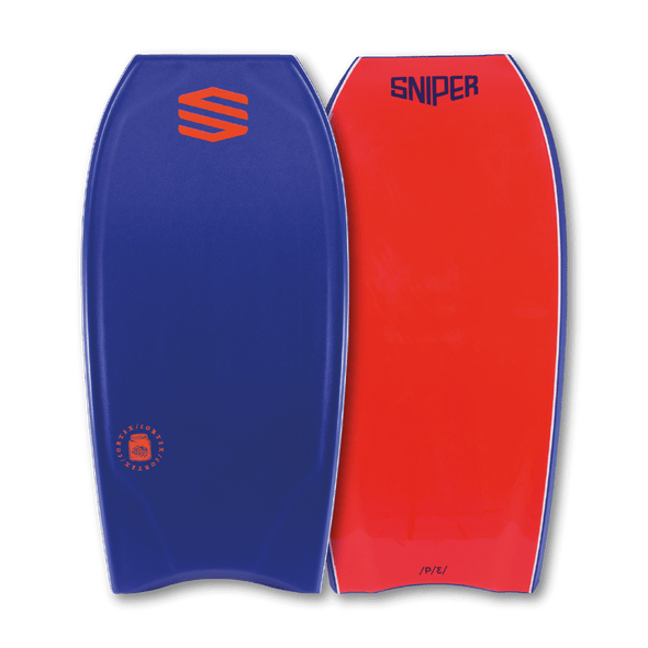 SNIPER BODYBOARDS CORTEX IMPROVE SERIES DARK BLUE FLURO RED