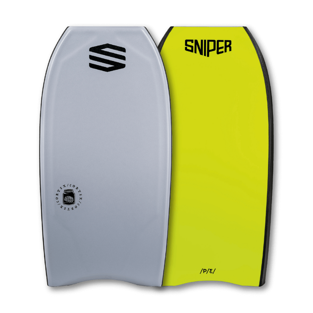SNIPER BODYBOARDS CORTEX IMPROVE SERIES GREY FLURO YELLOW