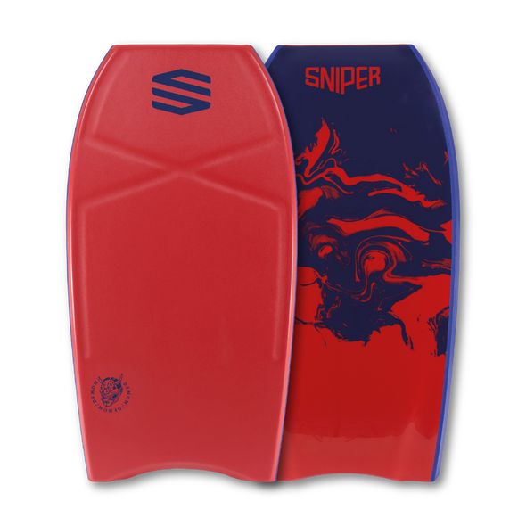 SNIPER BODYBOARDS DEMON IMPROVE SERIES RED DARK BLUE