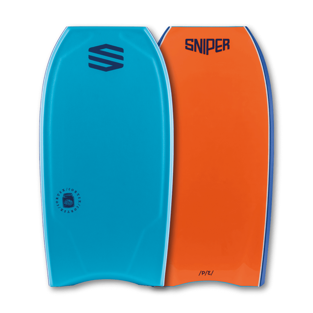 SNIPER BODYBOARDS CORTEX IMPROVE SERIES AQUA BLUE FLURO ORANGE