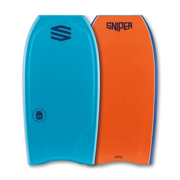 SNIPER BODYBOARDS CORTEX IMPROVE SERIES AQUA BLUE FLURO ORANGE