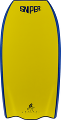 SNIPER BODYBOARDS SORCERY - COUNCIL ALL ROUND - ELITE SERIES DARK BLUE FLURO YELLOW