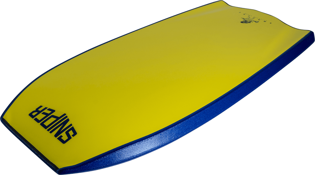SNIPER BODYBOARDS SORCERY - COUNCIL ALL ROUND - ELITE SERIES DARK BLUE FLURO YELLOW