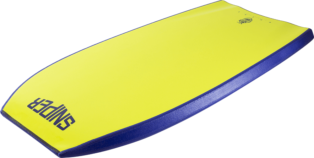 SNIPER BODYBOARDS PULSE - COUNCIL ALL ROUND - ELITE SERIES DARK BLUE FLURO YELLOW