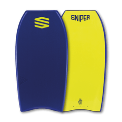 SNIPER BODYBOARDS PULSE - COUNCIL ALL ROUND - ELITE SERIES BLACK BLUE FLURO YELLOW