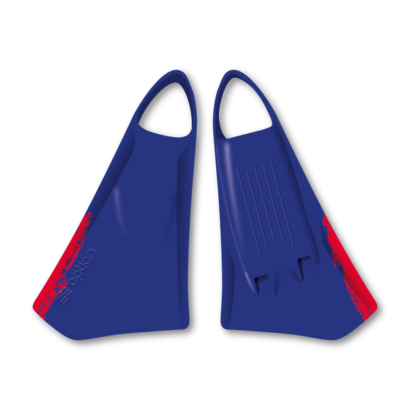 SNIPER BODYBOARDS SWIMFINS - OPTION ROYAL BLUE RED