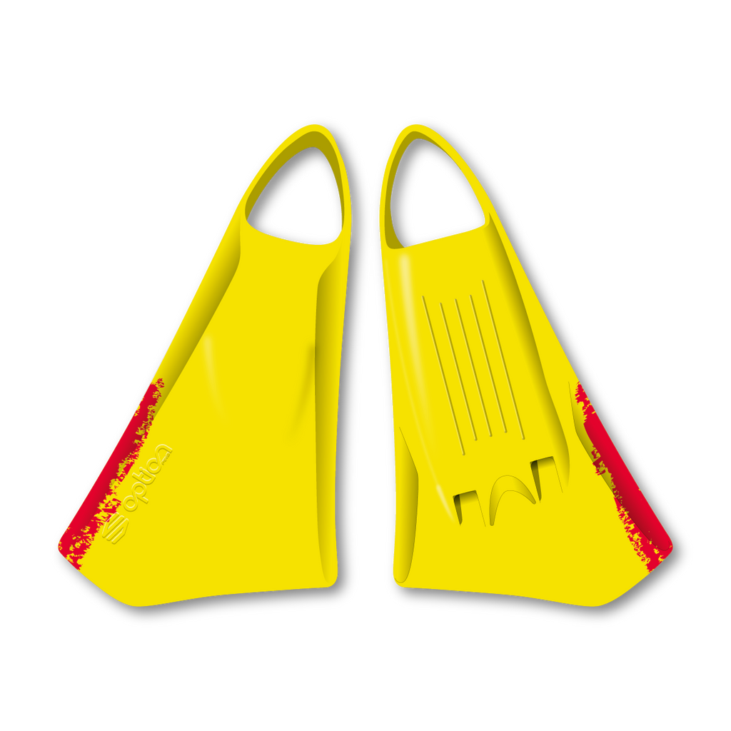 SNIPER BODYBOARDS SWIMFINS - OPTION YELLOW RED