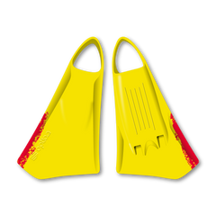 SNIPER BODYBOARDS SWIMFINS - OPTION YELLOW RED