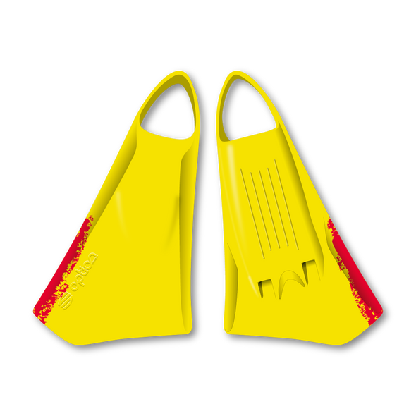 SNIPER BODYBOARDS SWIMFINS - OPTION YELLOW RED