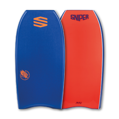 SNIPER BODYBOARDS SHENRON - ALL PURPOSE MODEL - IMPROVE SERIES  DARK BLUE FLURO RED