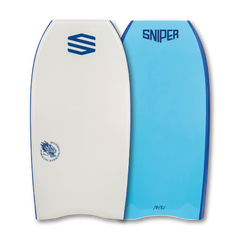 SNIPER BODYBOARDS SHENRON - ALL PURPOSE MODEL - IMPROVE SERIES WHITE AQUA BLUE