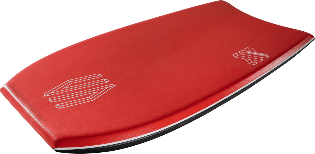 Sniper Bodyboards SHENRON PE FLEX Red / Dark Grey - Improve Series Bodyboard