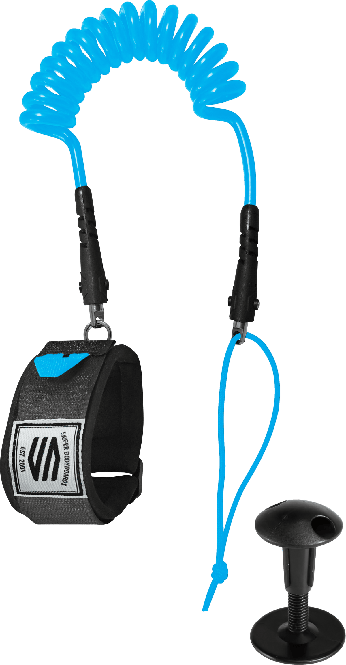 Regular Coiled - Leash Poignet Bodyboard
