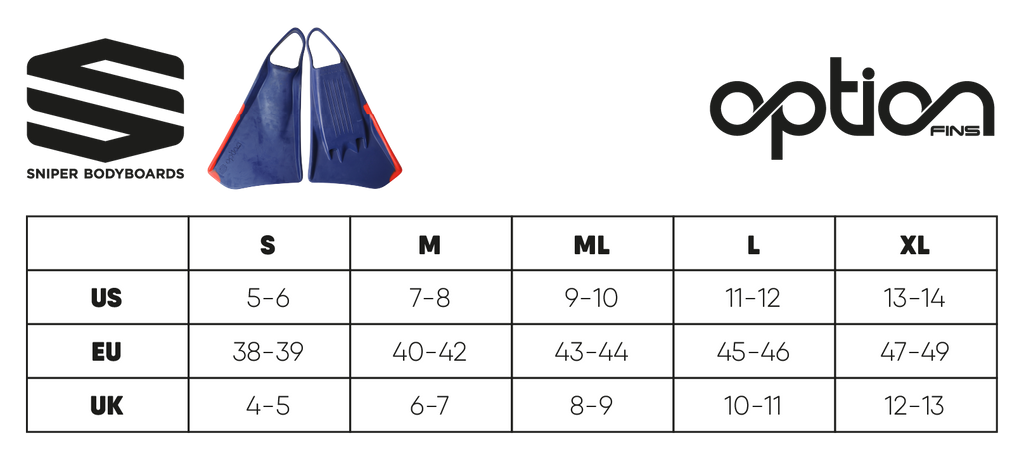 Option 2 - Palmes Bodyboard