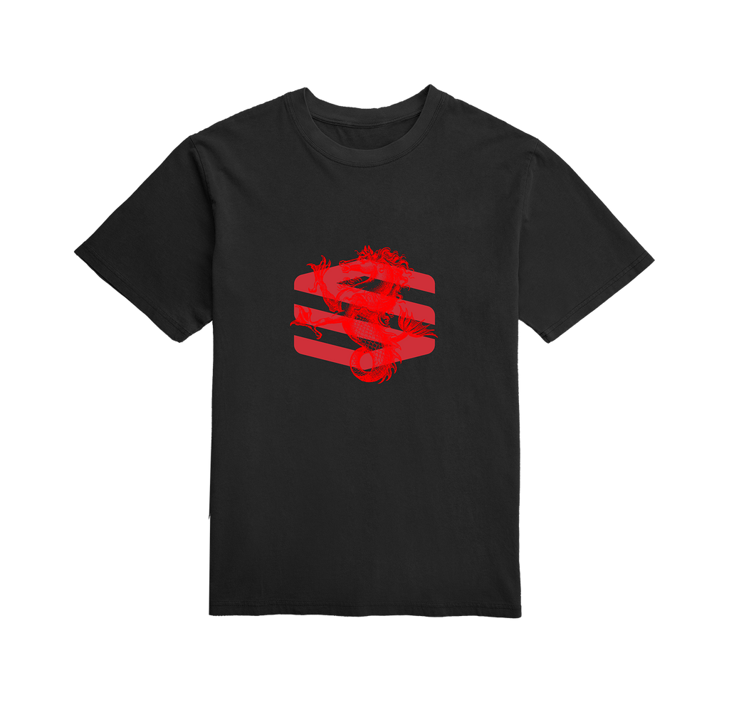 Tee-Shirt Amaury LAVERHNE SNIPER Black / Red
