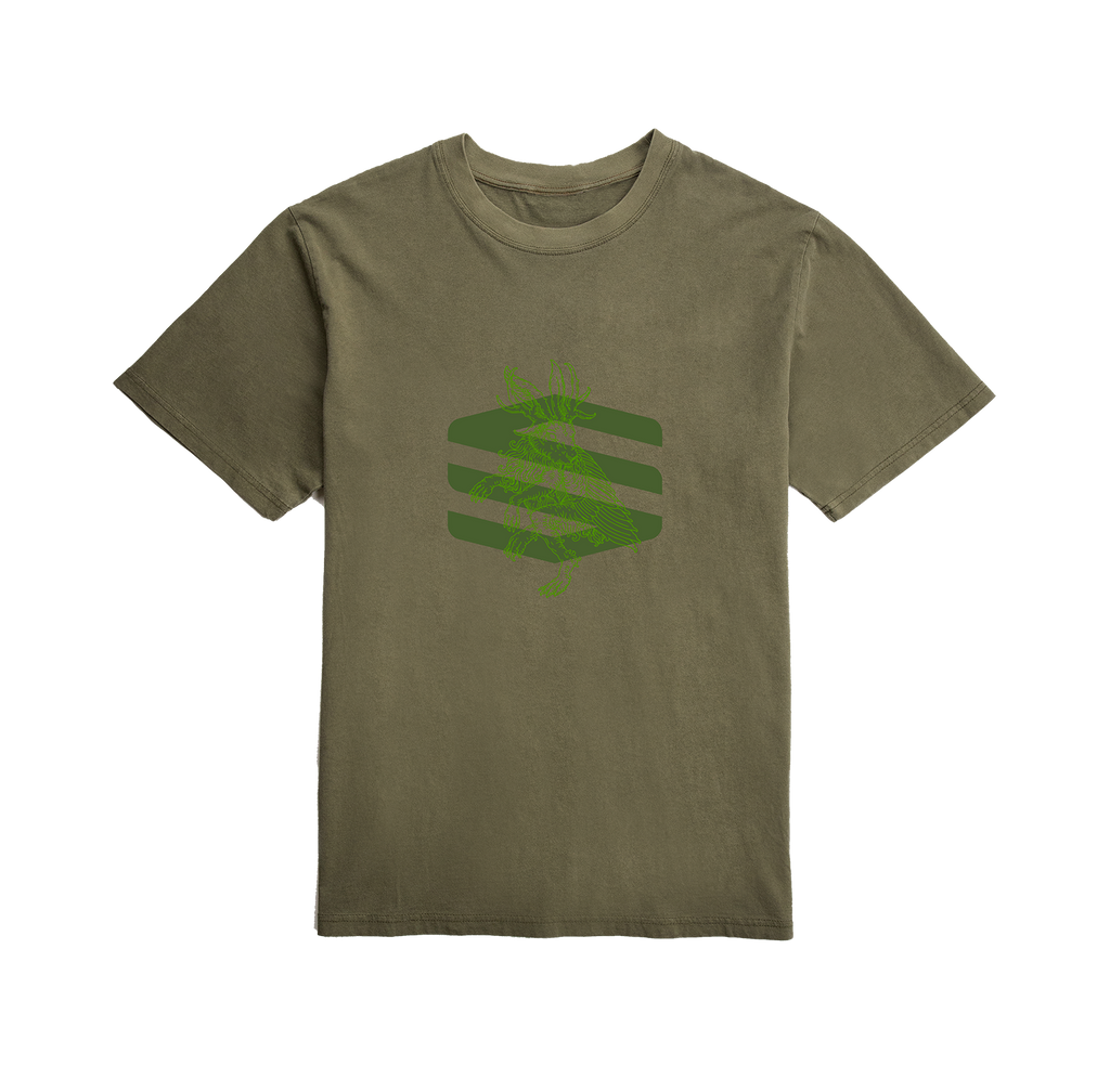 Tee-Shirt Iain Campbell SNIPER Khaki / Green