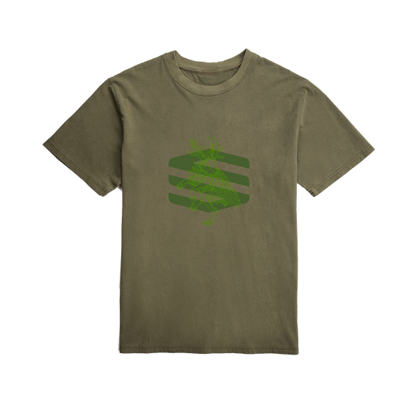Tee-Shirt Iain Campbell SNIPER Khaki / Green