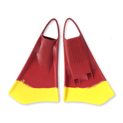 SNIPER BODYBOARDS OPTION Mk2 COLORTAIL RED/YELLOW - SWIMFINS