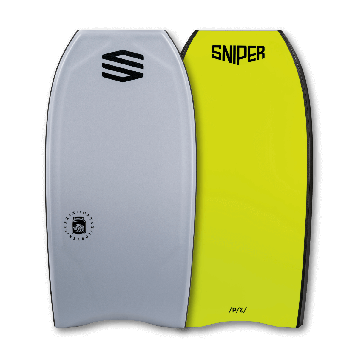SNIPER BODYBOARDS CORTEX IMPROVE SERIES GREY FLURO YELLOW
