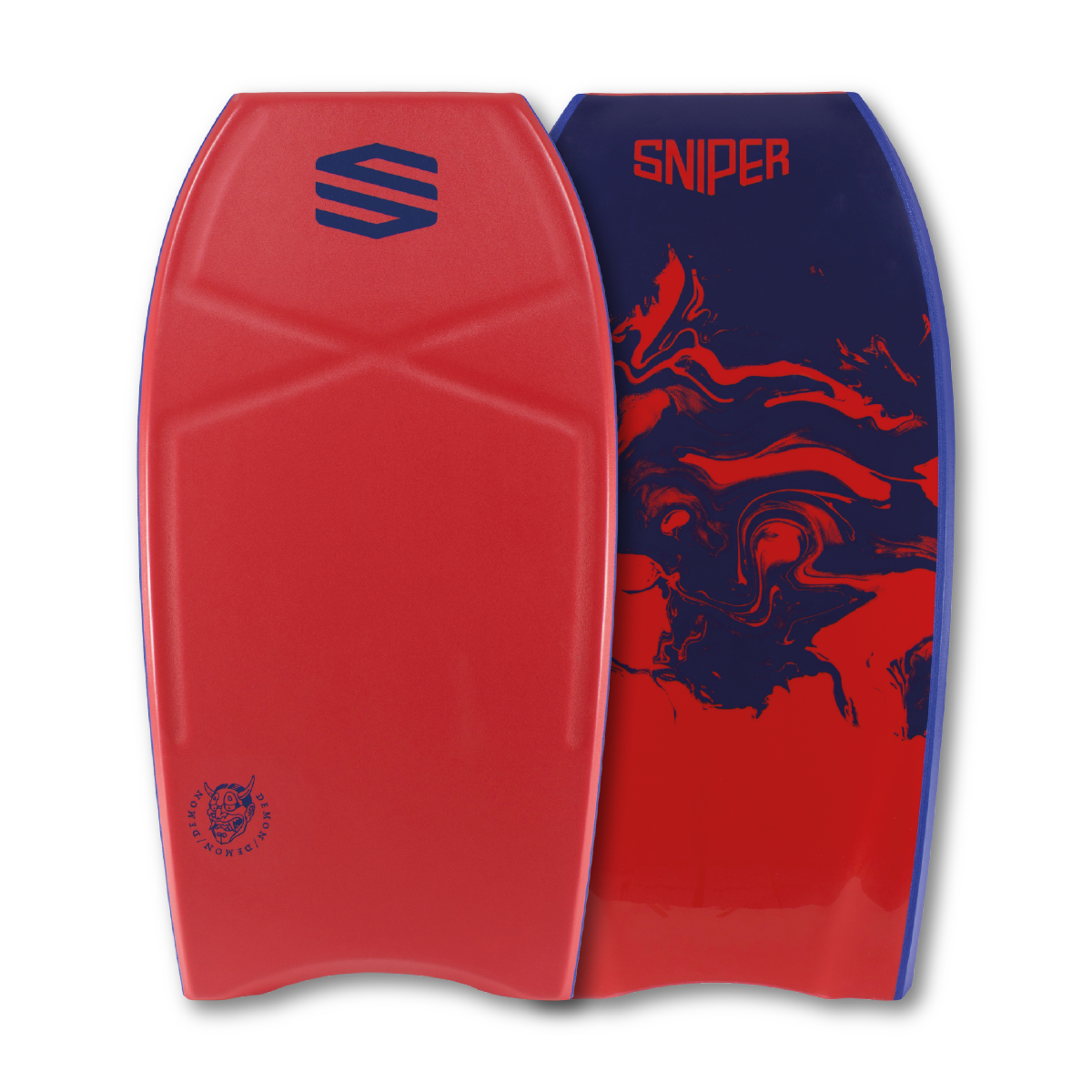 SNIPER BODYBOARDS DEMON IMPROVE SERIES RED DARK BLUE