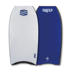 SNIPER BODYBOARDS ICONIC ISS - AMAURY LAVERNHE - ADVANCED PRO SERIES WHITE BLUE