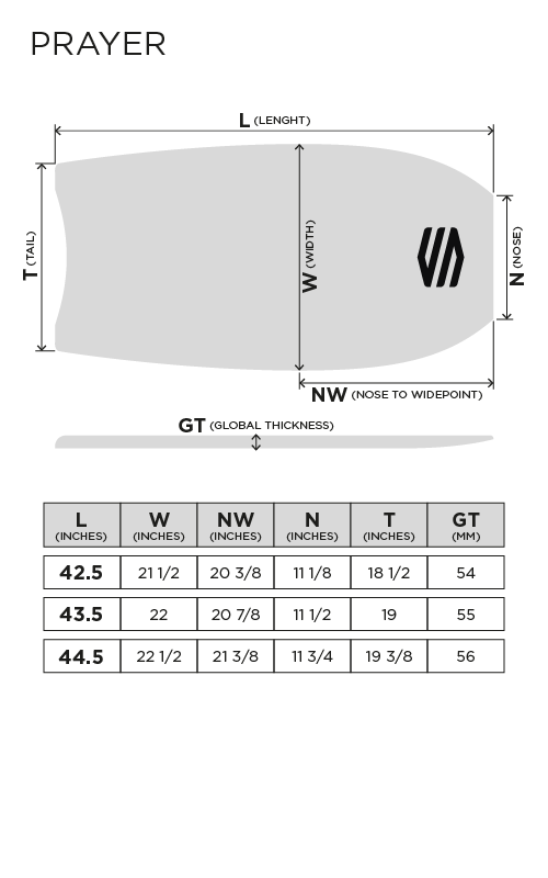 Prayer Drop Knee Bodyboard SNIPER BODYBOARDS Sniper Bodyboards