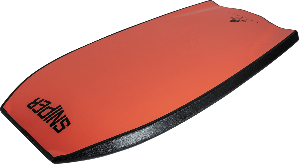 SNIPER BODYBOARDS SORCERY - COUNCIL ALL ROUND - ELITE SERIES BLACK FLURO RED