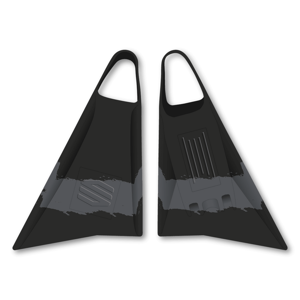 SNIPER BODYBOARDS SWIMFINS - MENACE BLACK