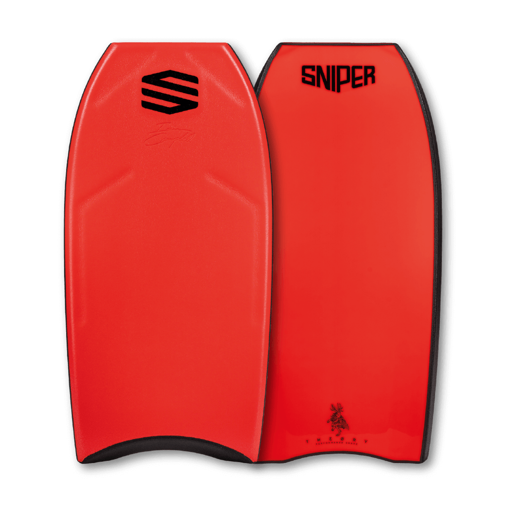 SNIPER BODYBOARDS THEORY - IAIN CAMPBELL - NXT PRO SERIES FLURO RED