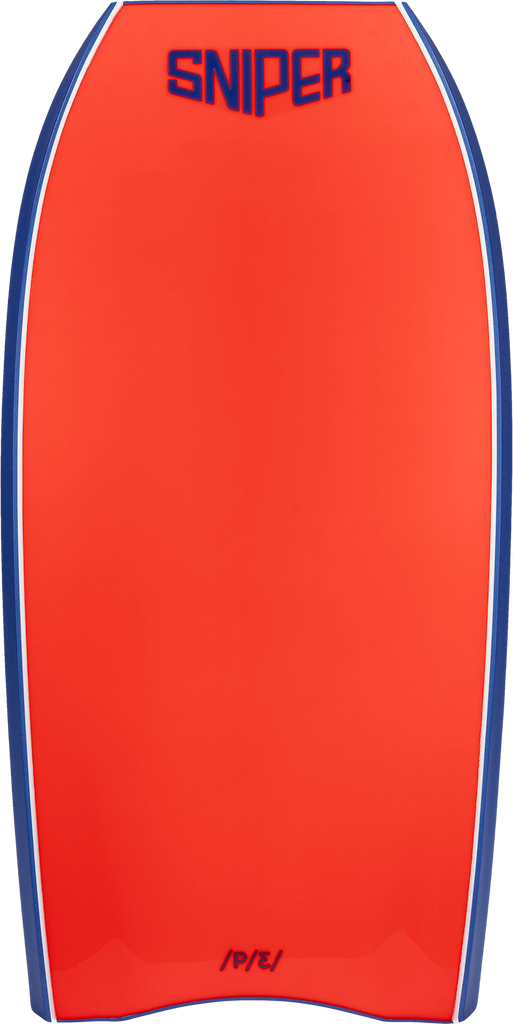 SNIPER BODYBOARDS SHENRON - ALL PURPOSE MODEL - IMPROVE SERIES DARK BLUE FLURO RED