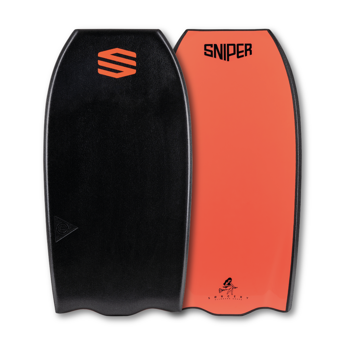 SNIPER BODYBOARDS SORCERY - COUNCIL ALL ROUND - ELITE SERIES BLACK FLURO RED